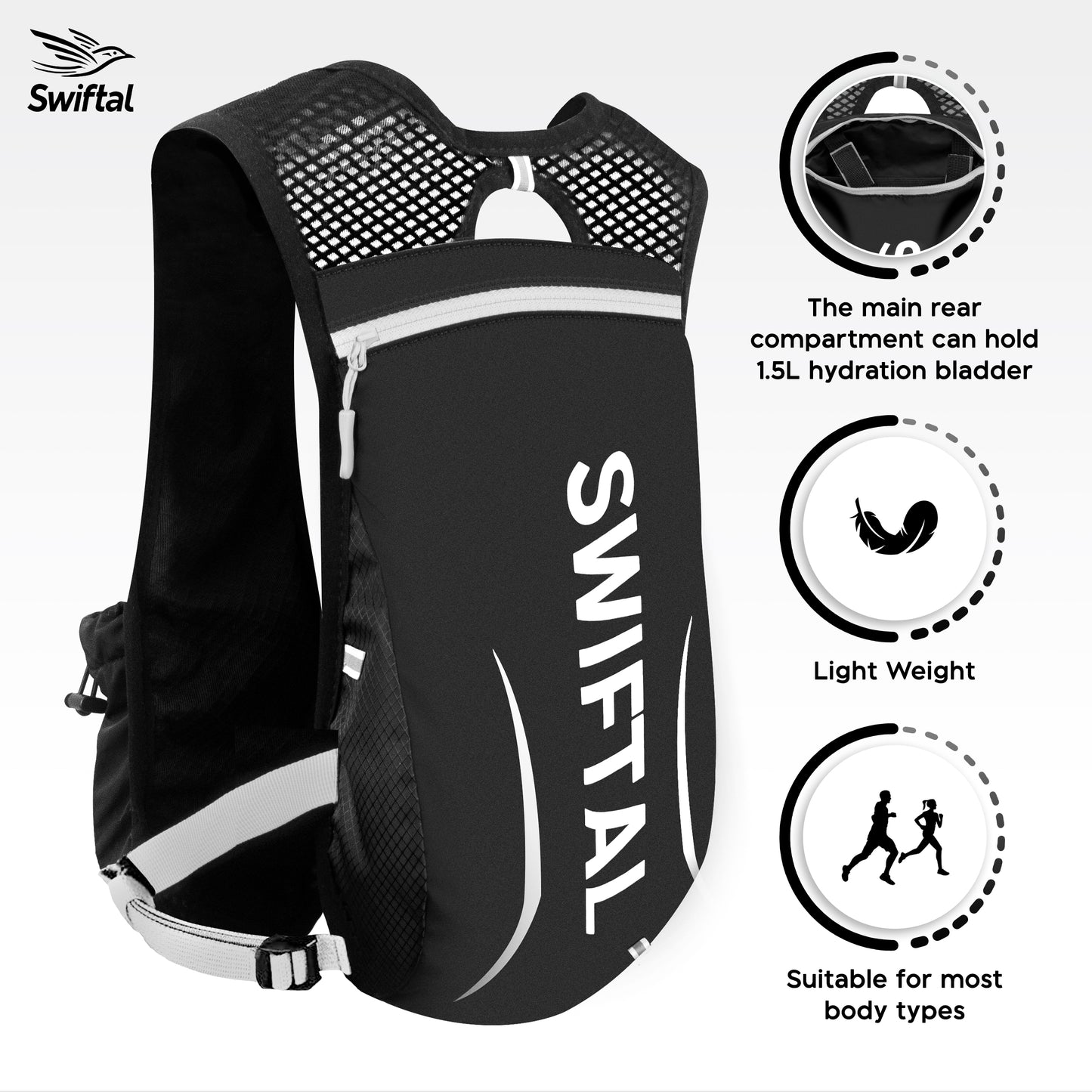 Swiftal Lightweight Running Vest