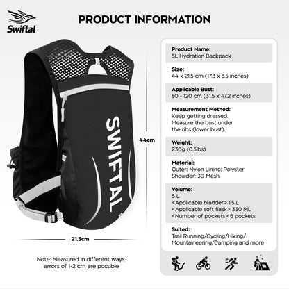 Swiftal Lightweight Running Vest