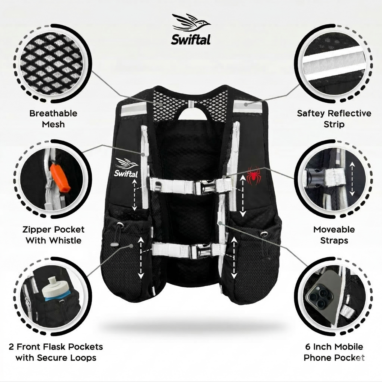 Spider Runners Running Vest
